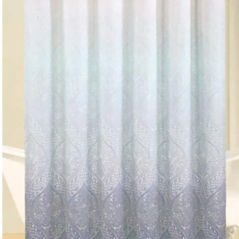 NWT Cynthia Rowley Shower Curtain - Blue Ombré